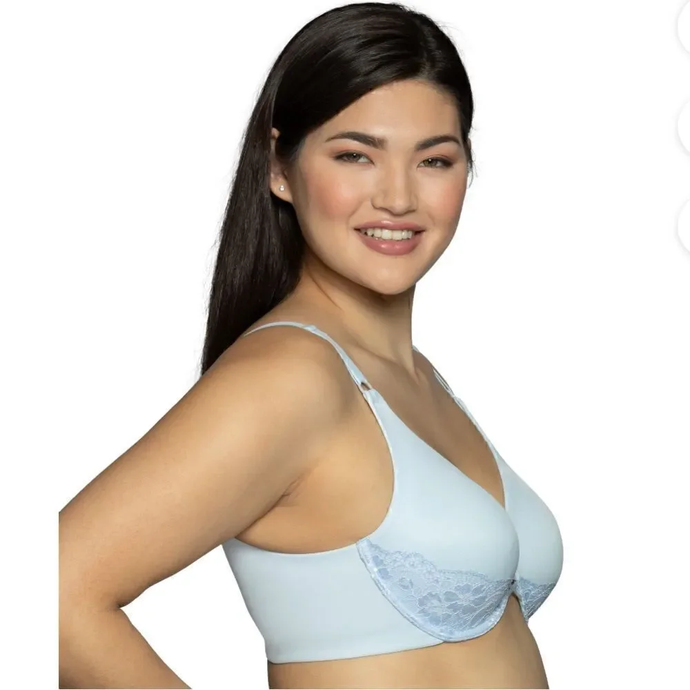 NWT- Vanity Fair- Radiant Collection Women’s Back Smoothing Underwire Bra, Blue